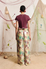 Load image into Gallery viewer, Bonetta Cotton Crop Tee Burgundy | Alemais