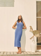 Load image into Gallery viewer, Aegean Midi Dress, Marine Blue | Esmaee