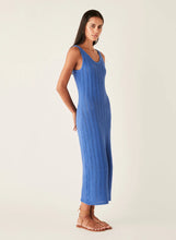 Load image into Gallery viewer, Aegean Midi Dress, Marine Blue | Esmaee