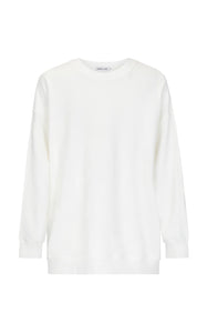 Oui Sweatshirt, Snow | Araminta James