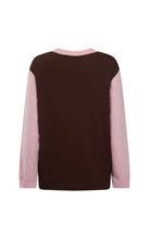 Load image into Gallery viewer, James Splice Long Sleeve Tee Rose Quartz | Araminta James