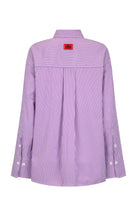 Load image into Gallery viewer, Bisous Cotton Stripe Shirt Violet | Araminta James