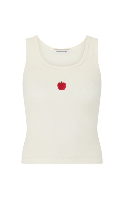 Manzana Rib Tank Coconut | Araminta James