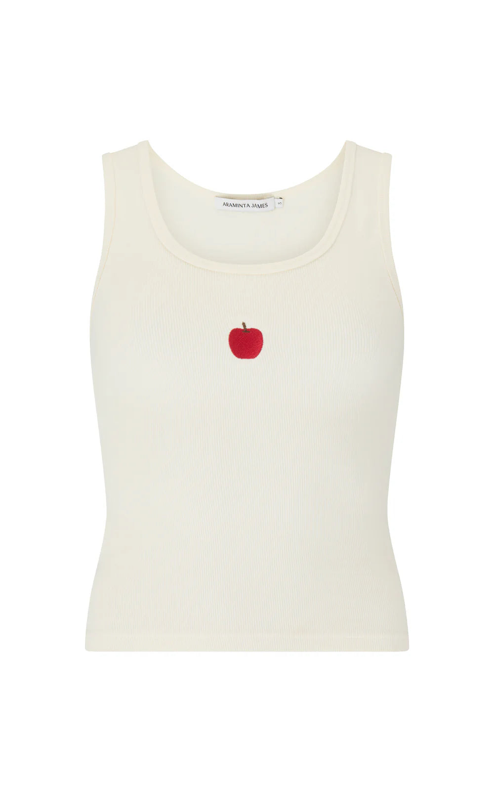 Manzana Rib Tank Coconut | Araminta James