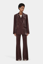 Load image into Gallery viewer, Alistair Velvet Blazer, Eggplant  | Hansen &amp; Gretal