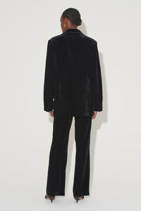 Alistair Velvet Jacket, Black | HANSEN & GRETEL