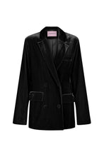 Load image into Gallery viewer, Alistair Velvet Jacket, Black | HANSEN &amp; GRETEL