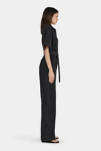 Load image into Gallery viewer, Aria Chambray Jumpsuit Charcoal Chambray | Hansen &amp; Gretel