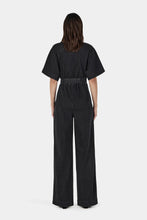 Load image into Gallery viewer, Aria Chambray Jumpsuit Charcoal Chambray | Hansen &amp; Gretel