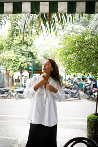 Alexandra Top, White | Effusive