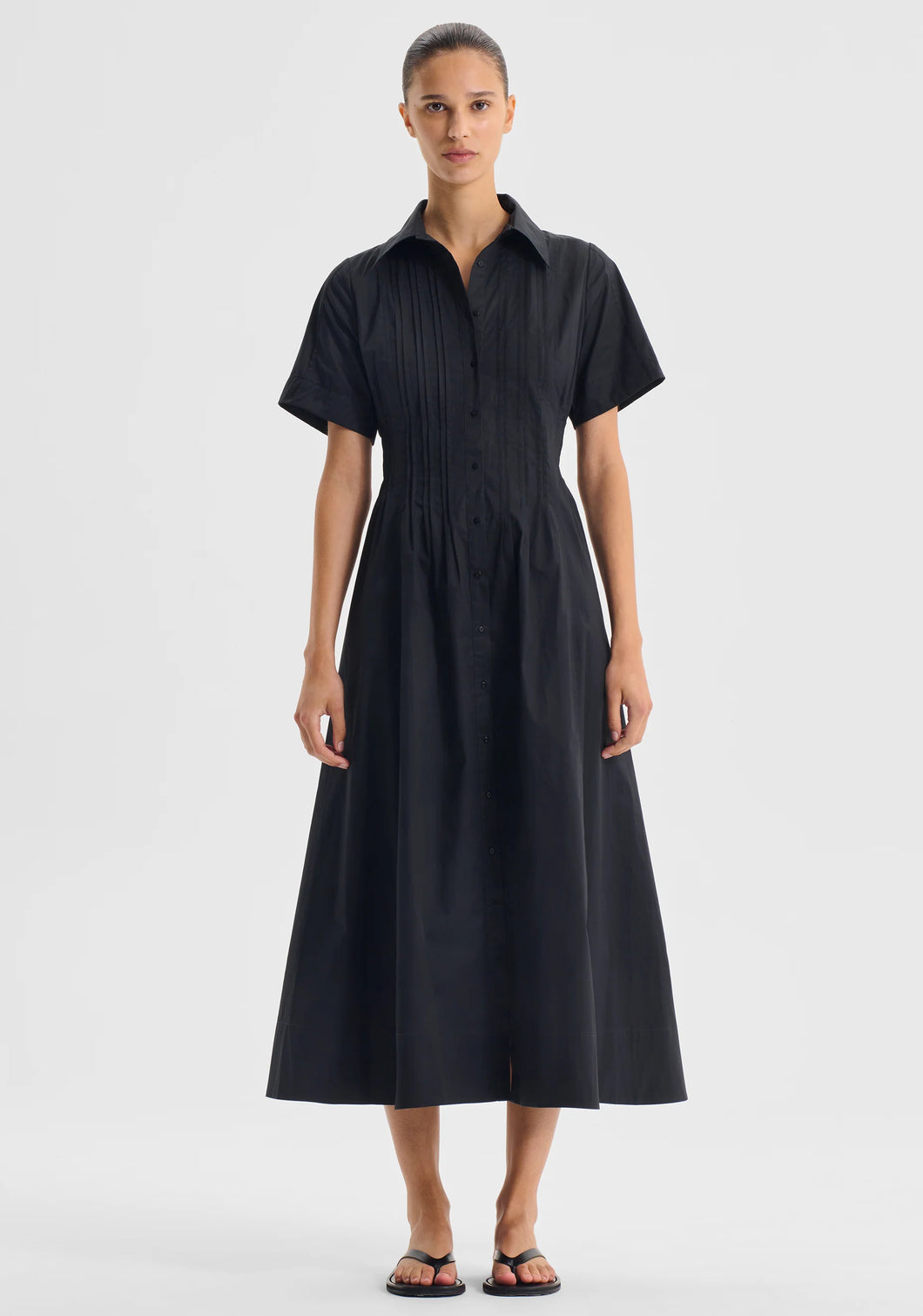 Arabella Shirt Dress, Black | Morrison