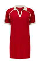 Load image into Gallery viewer, Rhodes Terry Dress Cherry Pie | Araminta James