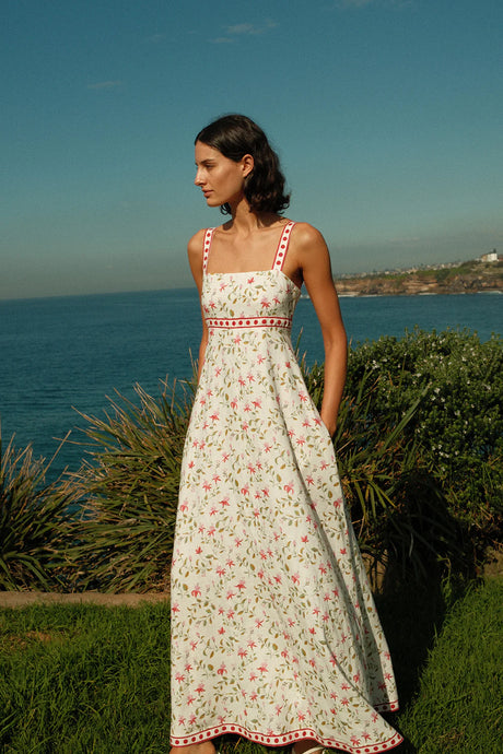 Belle Dress Pink Petals | Palm Noosa