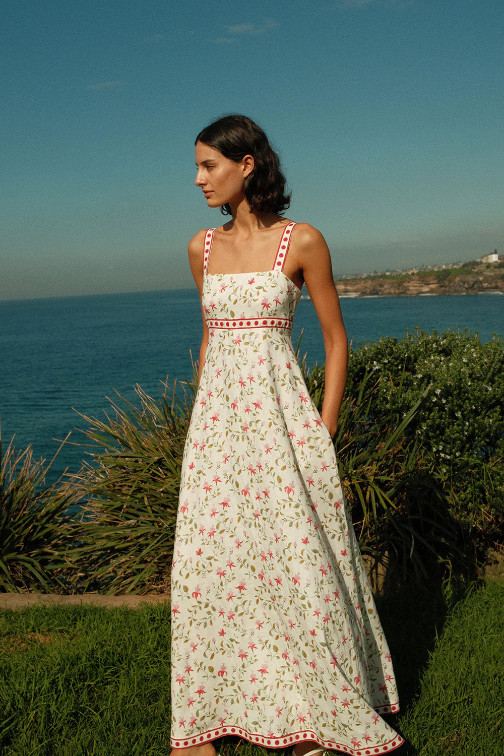Belle Dress Pink Petals | Palm Noosa