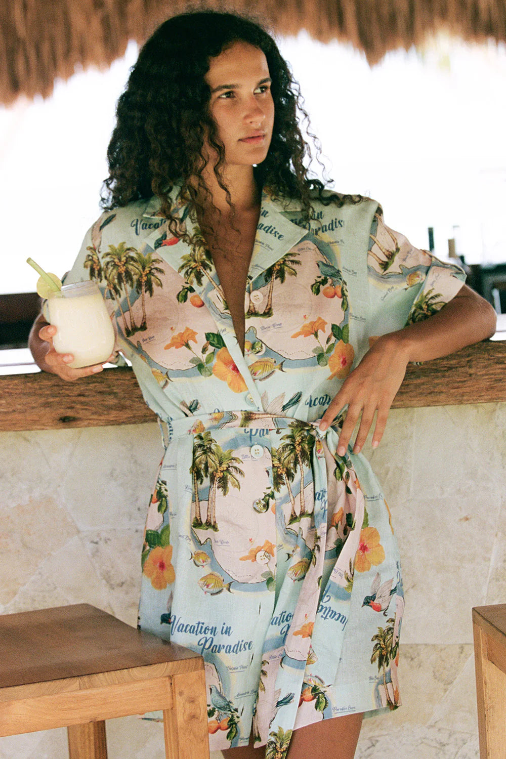 Rey Dress Palm Paradise | Palm Noosa