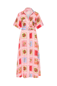 Memento Dress, Strawberry Stamp | Palm Noosa