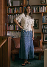 Load image into Gallery viewer, Aveline Denim Midi Skirt | MOS