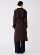 Load image into Gallery viewer, Avenue Trench  Coat Chocolate | Esmaee