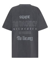 Load image into Gallery viewer, No Vacancy Tee Charcoal Acid Wash  | SŚAINT