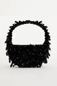 Crystal Birch Bag, Ivory & Black | Acler