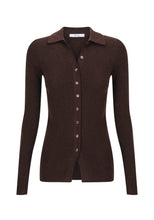 Load image into Gallery viewer, Loren Knit Cardigan Bark / Morrison