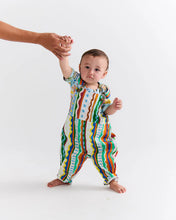 Load image into Gallery viewer, Beach Patterns Baby Cotton Drill Overalls | Kip &amp; Co