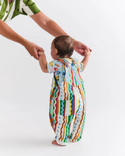 Load image into Gallery viewer, Beach Patterns Baby Cotton Drill Overalls | Kip &amp; Co