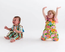 Load image into Gallery viewer, Beach Patterns Baby Cotton Drill Overalls | Kip &amp; Co