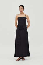 Load image into Gallery viewer, Elysian Belted Maxi Dress Black / Third Form