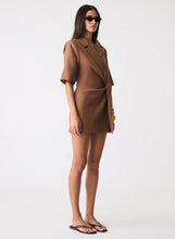 Load image into Gallery viewer, Paragon Blazer Dress, Dune Brown | Esmaee