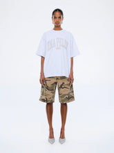 Load image into Gallery viewer, Blue Collegiate Tee, White Marle | Ena Pelly