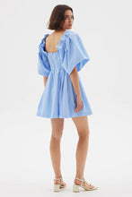 Load image into Gallery viewer, ORIGAMI MINI DRESS - SERENE BLUE   SOVERE