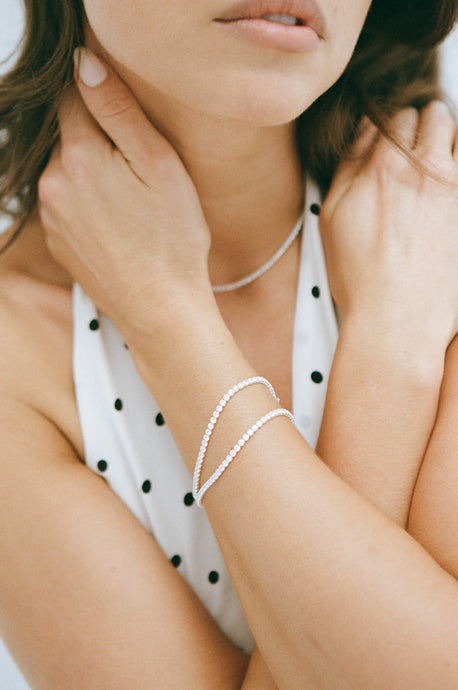 Baby Celestial Bracelet White Gold / Porter Jewellery