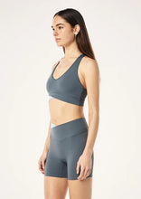 Load image into Gallery viewer, Wander Sports Bra, Thunder/Dusty Mint | P E Nation