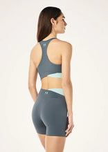 Load image into Gallery viewer, Wander Sports Bra, Thunder/Dusty Mint | P E Nation