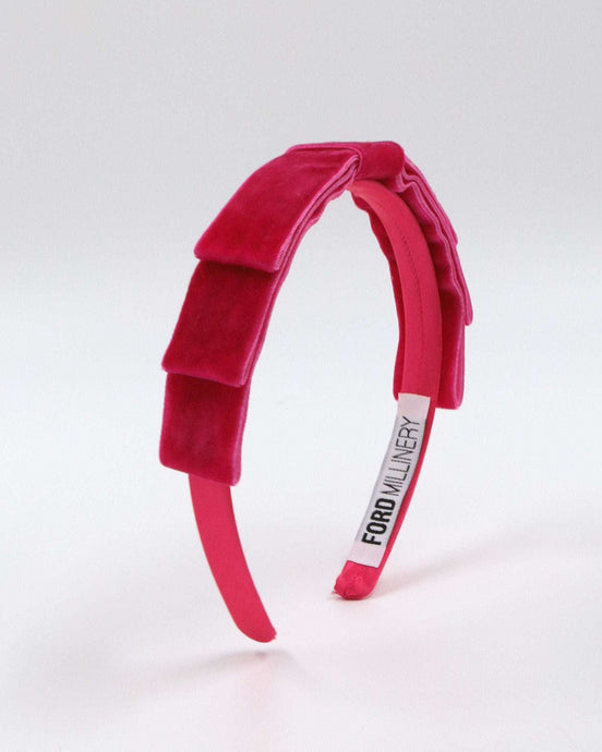 Brigitte Headband Pink | Ford Millinery