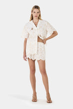 Load image into Gallery viewer, Bronny Shirt, Ivory Anglaise | Hansen &amp; Gretel