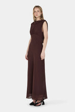 Load image into Gallery viewer, Carmela Bias Dress, Chocolate Polka | Hansen &amp; Gretal