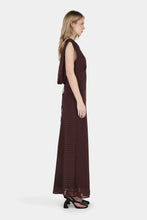 Load image into Gallery viewer, Carmela Bias Dress, Chocolate Polka | Hansen &amp; Gretal