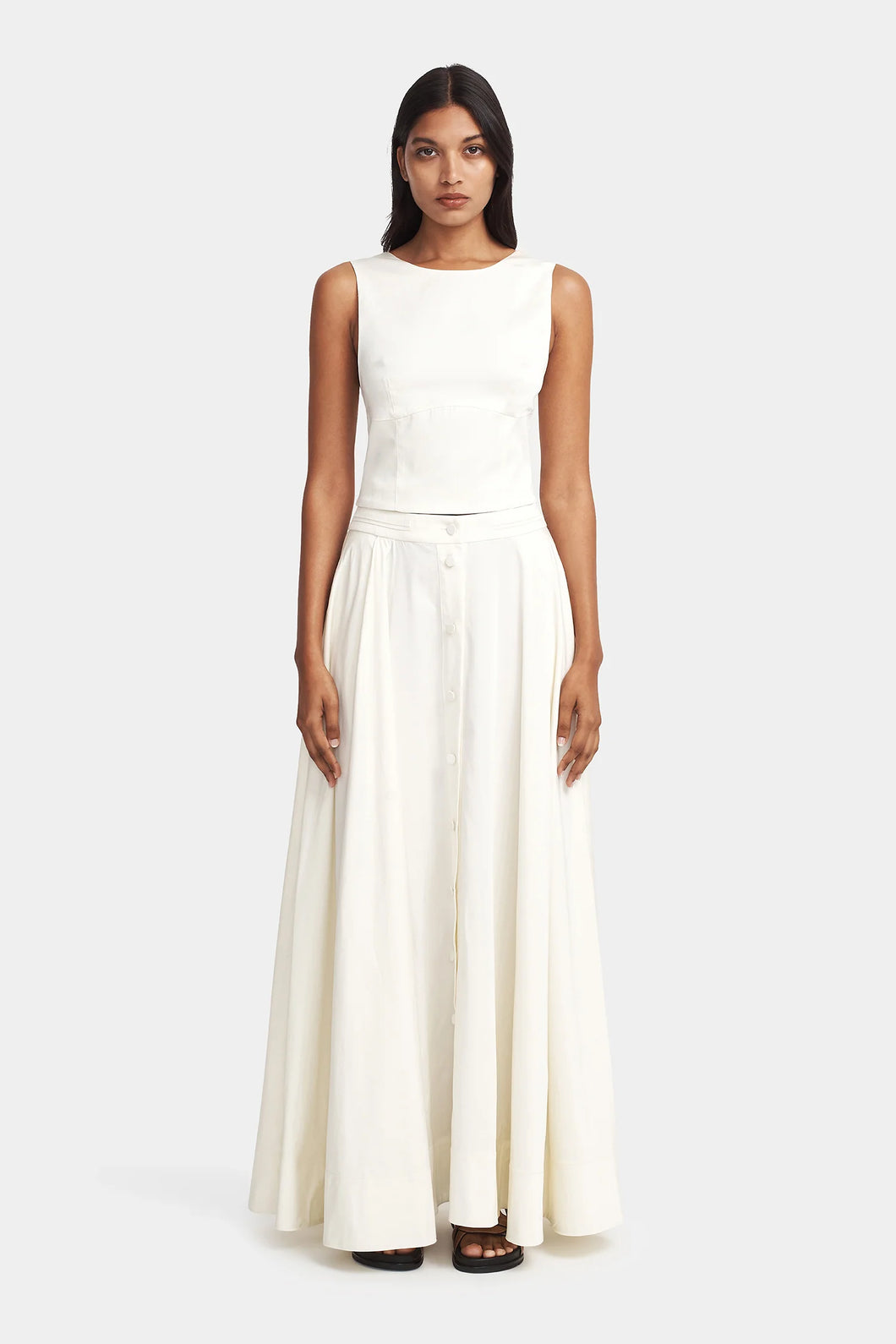 Mana Maxi Skirt Ecru | Morrison
