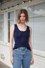 Load image into Gallery viewer, Icon Cami Navy / Iris &amp; Wool
