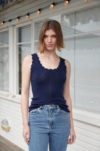 Icon Cami Navy / Iris & Wool