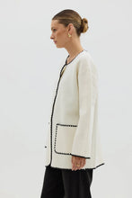 Load image into Gallery viewer, Crochet Edge Cardigan | Iris &amp; Wool