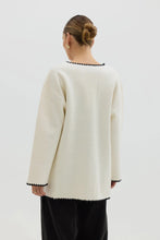 Load image into Gallery viewer, Crochet Edge Cardigan | Iris &amp; Wool