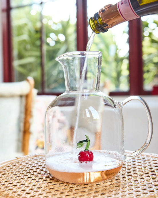 Cherry on Top Carafe & Glass, One Size | Kip & Co