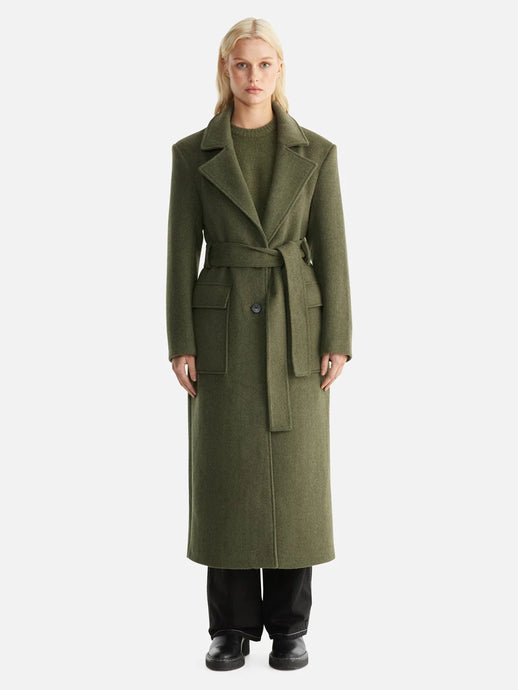 Madison Wool Coat - Forest / Ena Pelly