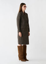 Load image into Gallery viewer, Roam Tweed Coat Mocha Tweed / Esmaee