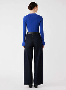 Avenue Button Sweater Cobalt / Esmaee