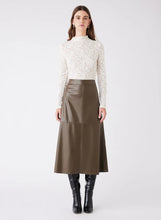 Load image into Gallery viewer, Confession Midi Skirt, Khaki | Esmaee