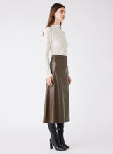 Load image into Gallery viewer, Confession Midi Skirt, Khaki | Esmaee